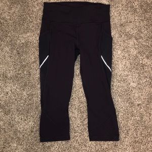 Lululemon Mesh Crop Leggings Size 8